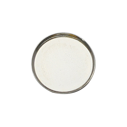 Silver round cabochon base diameter:11.5mm