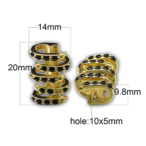 Silver round rings for bracelet DIY accessories