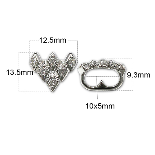 Charms silver handmade DIY bracelet accessories