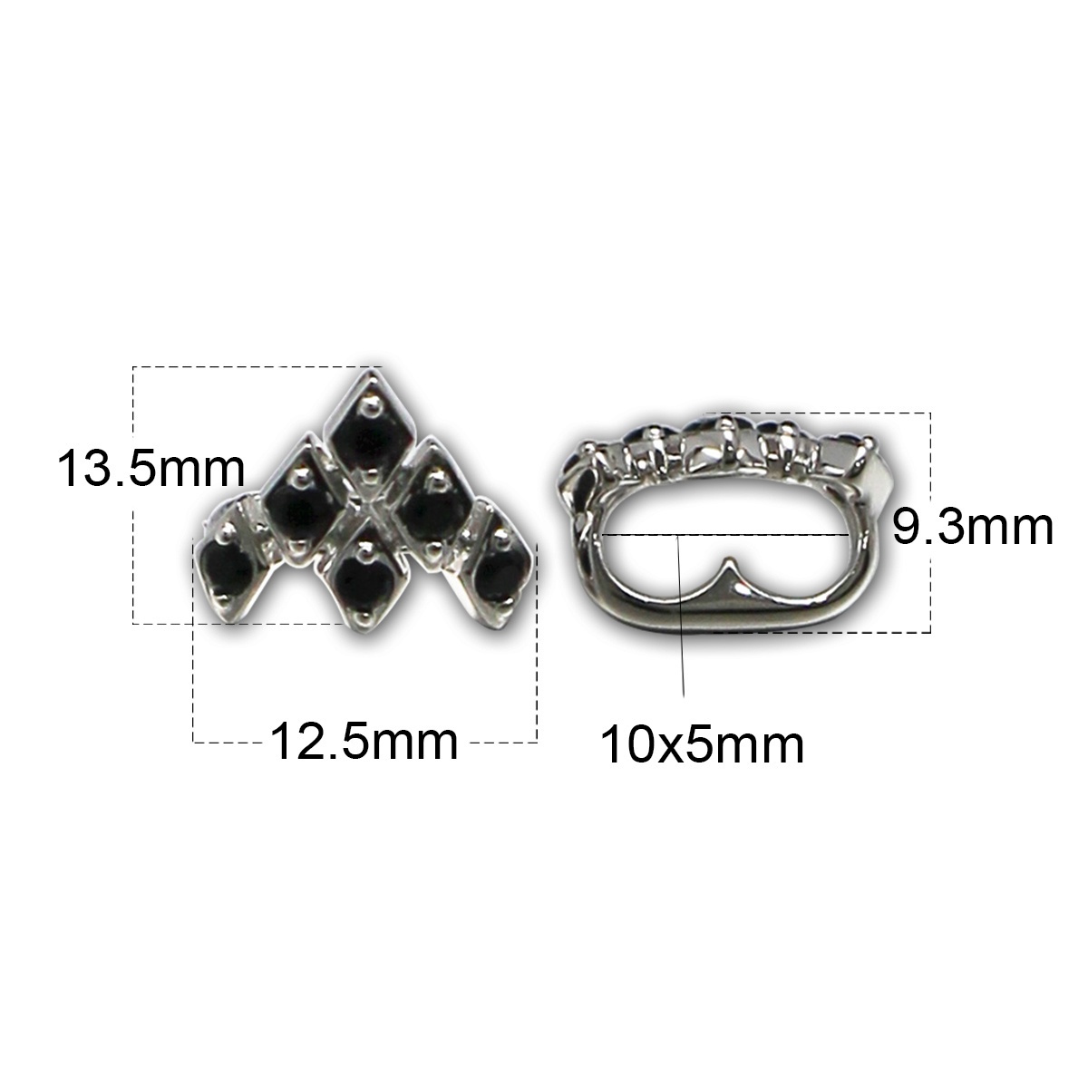 Silver jewelry making findings fit bracelet chain