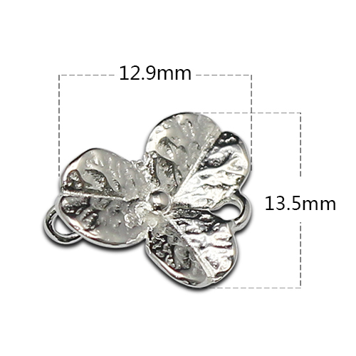 Three leaf flower Small Size pendant Charm Three leaf flower Small Size pendant Charm