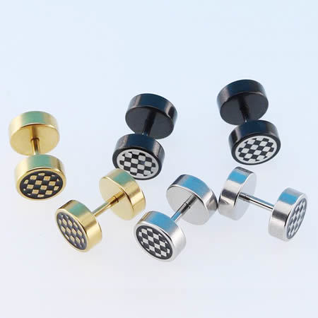 Stainless steel punk stud earrings fashion party jewelry