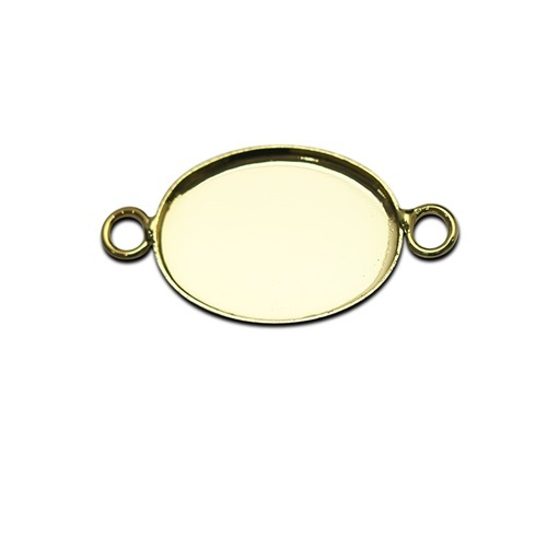 Brass Pendant,bail,Oval,