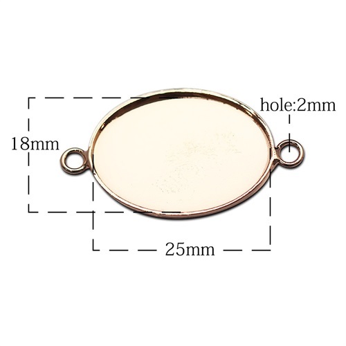 Jewelry connector with 2 Loops , brass, round, rack plating, lead-safe, nickel-free,