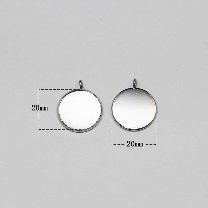 Stainless Steel pendant bail,Cabochon Pendant Setting ,