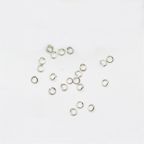 Jump Ring, Brass, Nickel-free, Close but Unsoldered, 0.7x4mm,