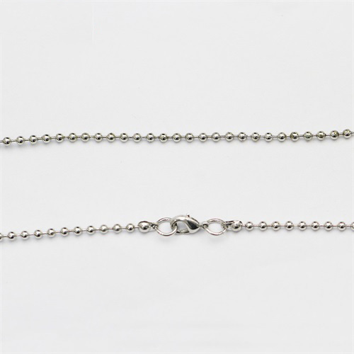 Brass Ball Chain Necklace  , Nickel-Free Lead-Safe,