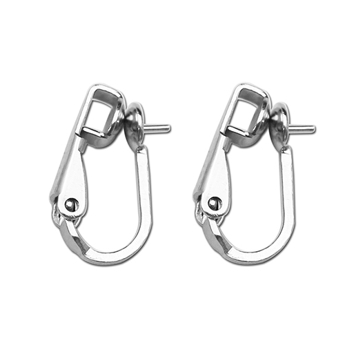 Sterling silver ear clips nice for your own earring