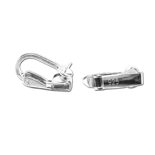 Sterling silver ear clips nice for your own earring