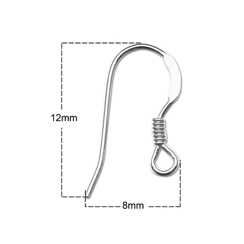 925 Silver hook earring ear wires
