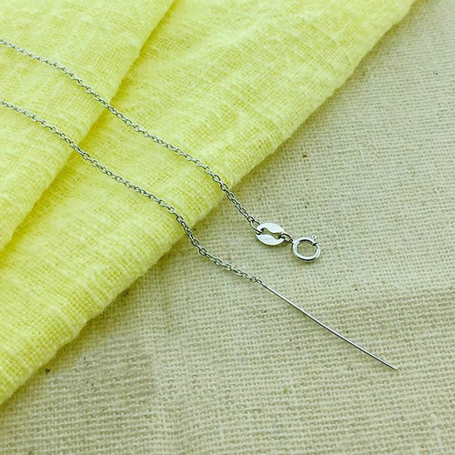 Silver necklaces chain for women