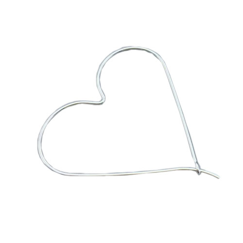 925 Sterling silver heart earring unique design jewelry accessories
