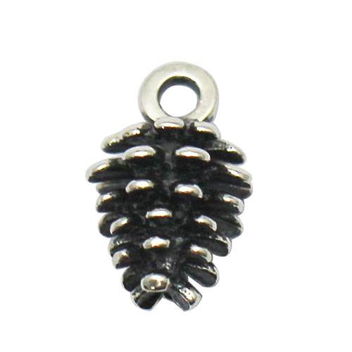 925 Sterling Silver Pine Cone Necklace Pendant