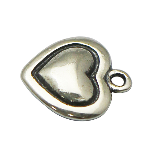 925 Sterling Silver Heart Pendant charm