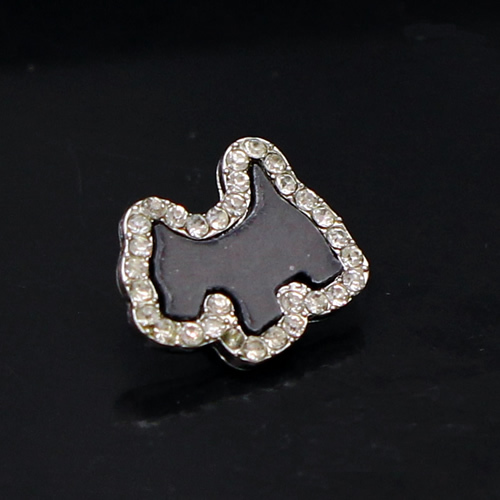 Alloy dog button diy jewelry wholesale accessories