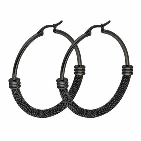 Hypoallergenic Stainless Steel Big Circle Round Hoop Loop Earrings