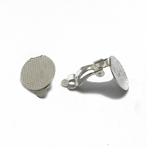 Brass Clip-On Earring Component,Base Diameter 16mm  Nickel-free  Lead-safe