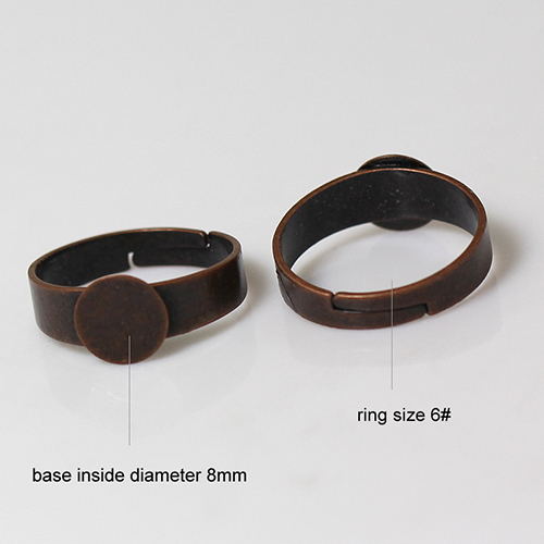 adjustable ring bases,size:6,donut