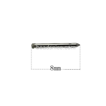 Pure silver needle fine components diy wholesale retail jewelry making gift for her