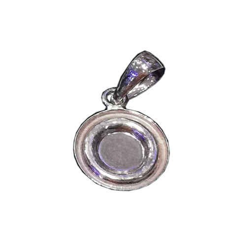 925 Sterling Silver Cabochon Pendant Tray