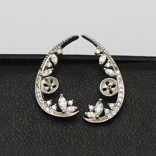 925 Sterling Silver Fashion Geometric Minimalist Delicate Ear Stud Bar Earrings Women Gift