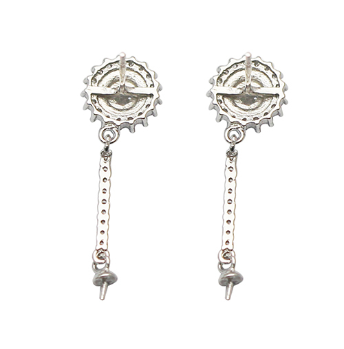 925 sterling silver earrings fashion zircon love stud earrings