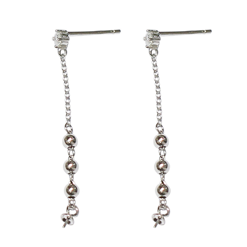 Newest Fashion Ladies Jewelry 925 Sterling Silver Dangle Earrings For Women