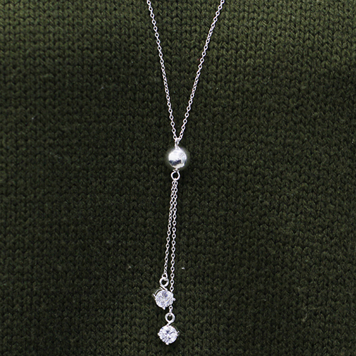 925 Sterling silver sweater chain delicate jewelry findings
