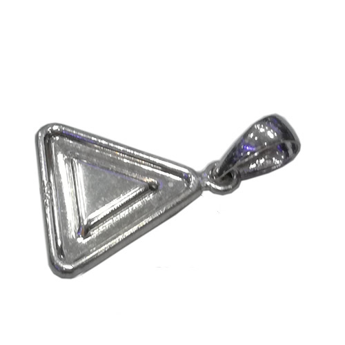 925 Sterling Silver Triangle Pendant settings