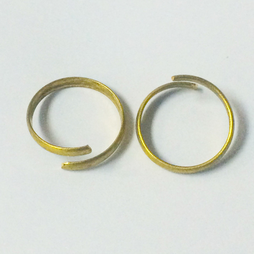 Brass ring plated handmade jewelry setting wholesale