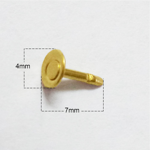 Brass flat head pins jewelry findings wholesale nickel free
