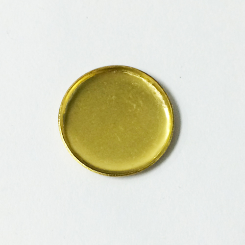 Brass plat round bezel jewelry findings wholesale