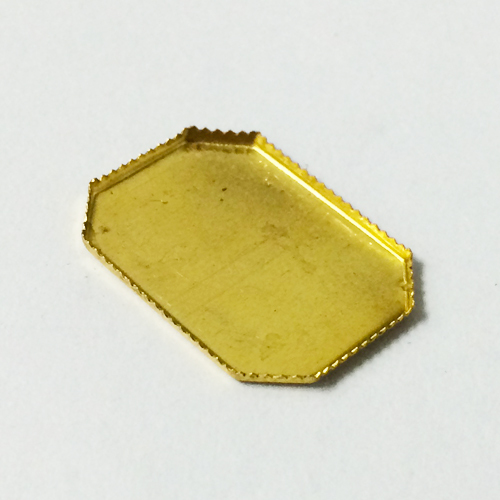 Brass bezel setting base blank findings rack plating lead safe nickel free
