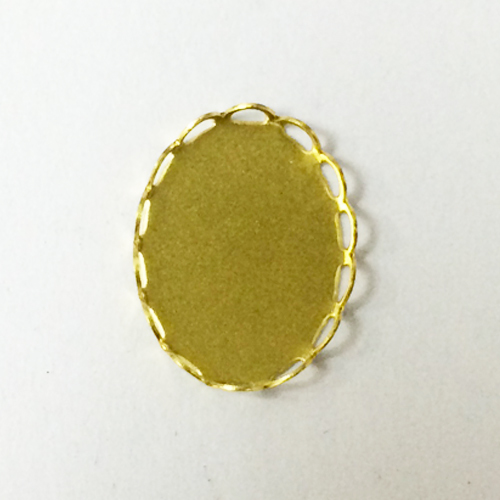 Brass bezel cup metal accessories for jewelry