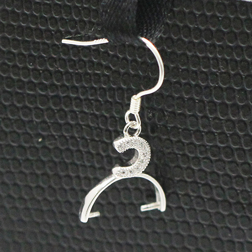 Sterling Silver Earrings Clamps DIY jewelry
