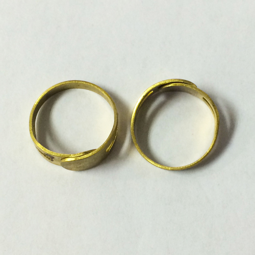 Brass finger ring settings diy jewelry accessories nickel free