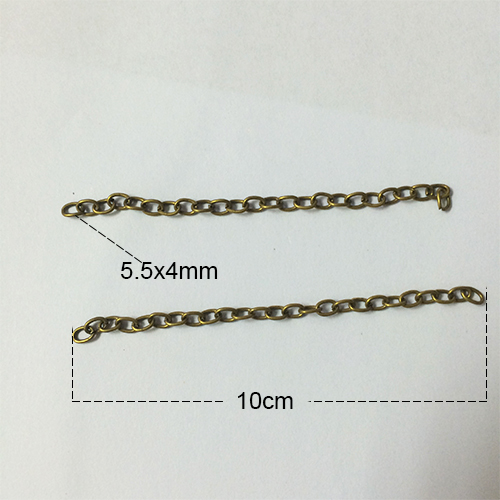 Brass chain jewelry wholesale nickel free lead safe