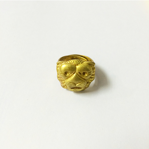 Brass Lion Ring Accessories Jewelry Supplies Men Ring Nickel-free