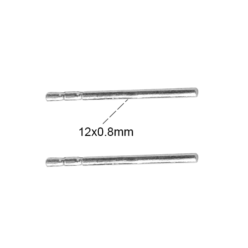 Sterling silver earpins simple jewelry accessories making