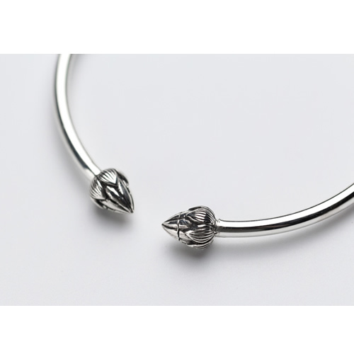 925 Sterling Silver New Simple Style Lady Bangle