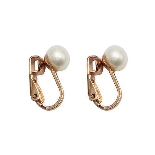 925 Sterling silver pearl ear clip jewelry wholesale nickel free