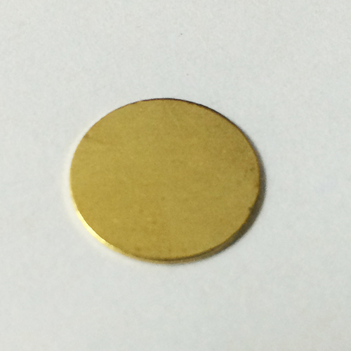 Brass round stamping tag findings nickel free