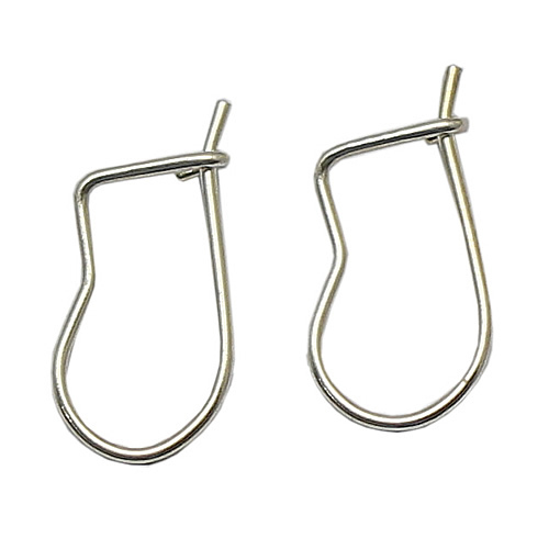 Solid 925 sterling silver ear wire earring hook finding