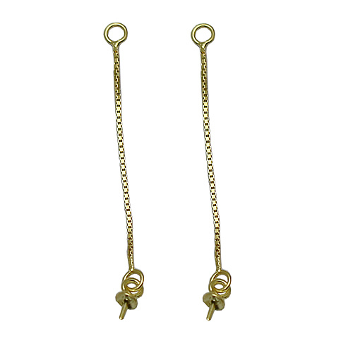 925 Sterling silver Silver threader earring  chain Earrings
