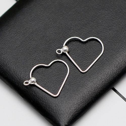 925 Sterling silver charm heart