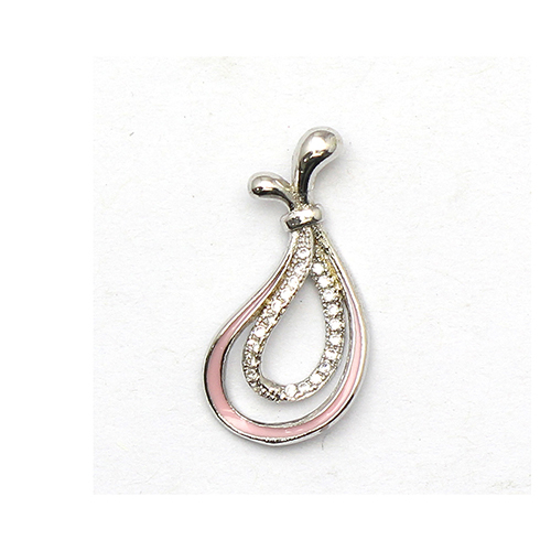 925 Sterling silver pendant plated with zircon unique gifts for her jewelry making supplies