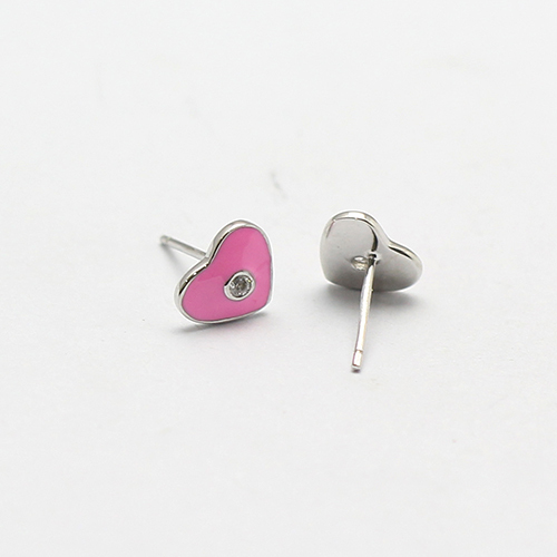 925 Sterling Silver Stud Children's Fine Jewelry Earrings Personalized Girls Gifts New Design