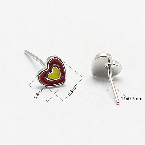 925 Sterling Silver Stud Children's Fine Jewelry Earrings Personalized Girls Gifts