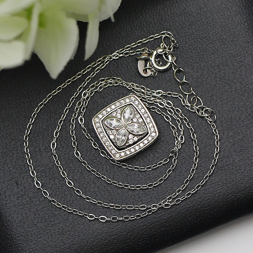 925 Sterling silver necklace romantic delicate jewelry wholesale