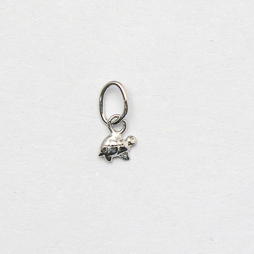 925 Sterling Silver Cute Animal Tortoise Charm Pendant Childrens Jewelry Wholesale